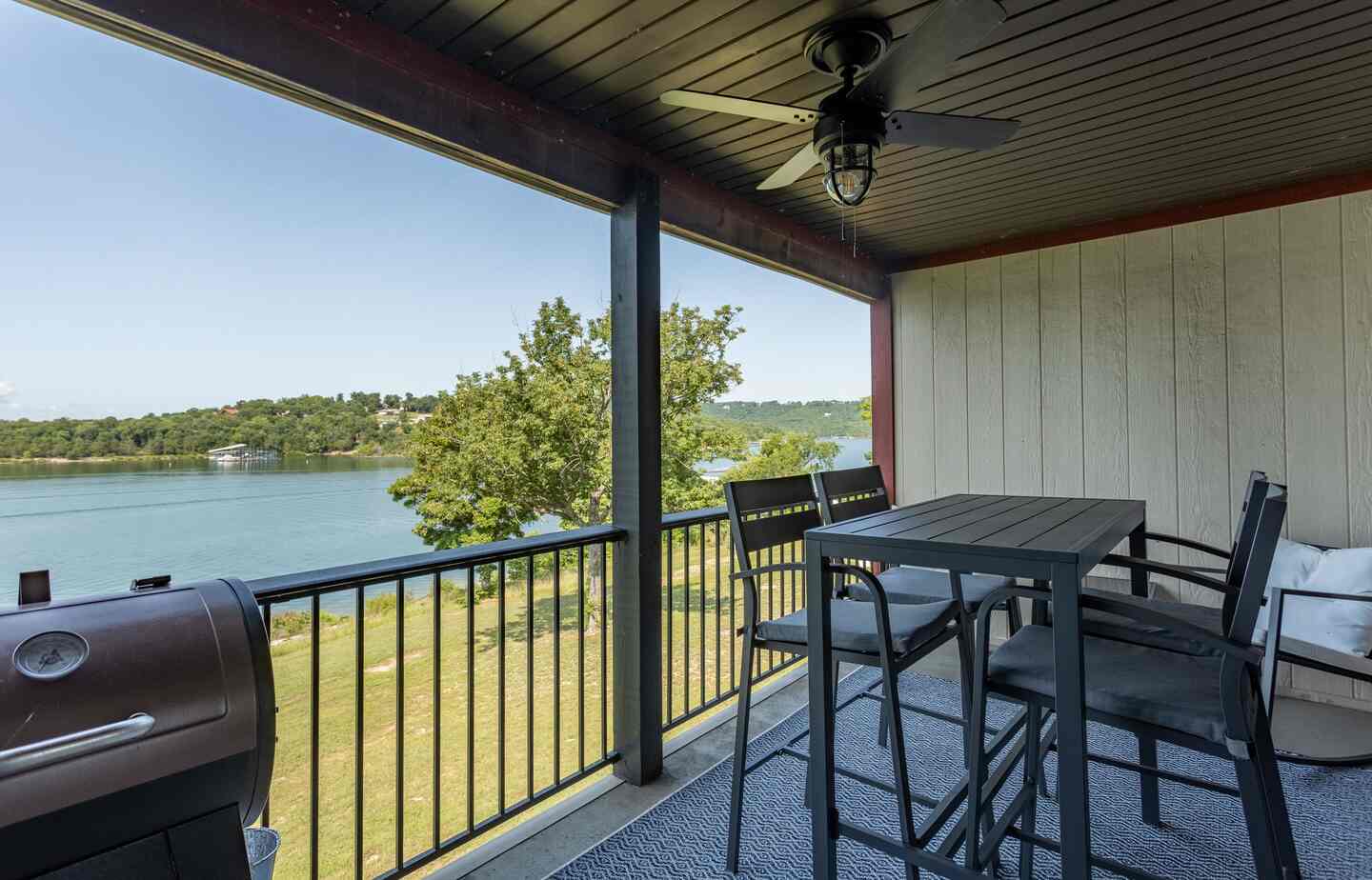 Lake view from the private deck at Kimberling City Getaway, Table Rock Lake